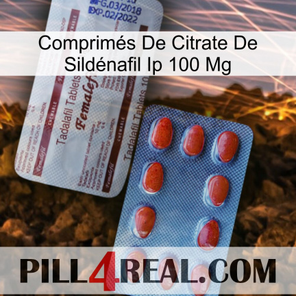 Comprimés De Citrate De Sildénafil Ip 100 Mg 36